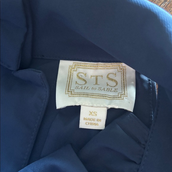 Sail to Sable Navy Button Dress - Picture 4 of 9